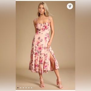 LULU’s floral party dress